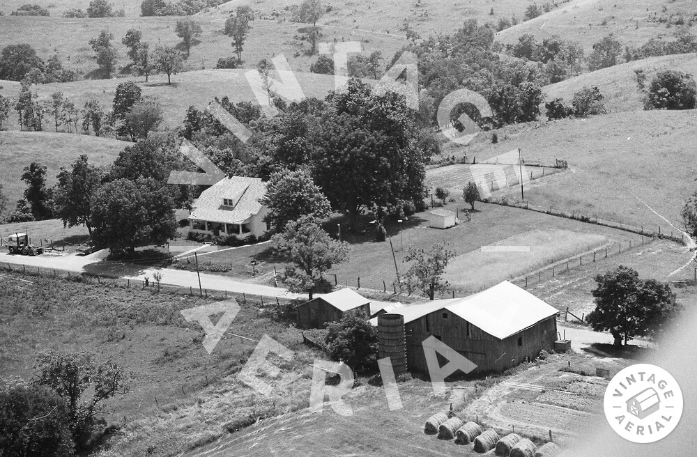 Vintage Aerial Kentucky Grant County 1978 5MGR2
