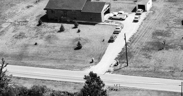 Vintage Aerial photo from 1984 in Graves County, KY