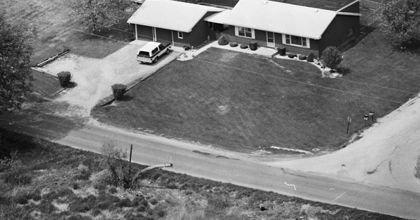 Vintage Aerial photo from 1982 in Lake County, IN