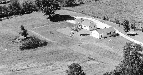 Vintage Aerial photo from 1974 in St. Joseph County, IN