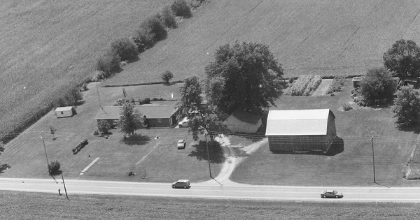 Vintage Aerial photo from 1998 in Jay County, IN