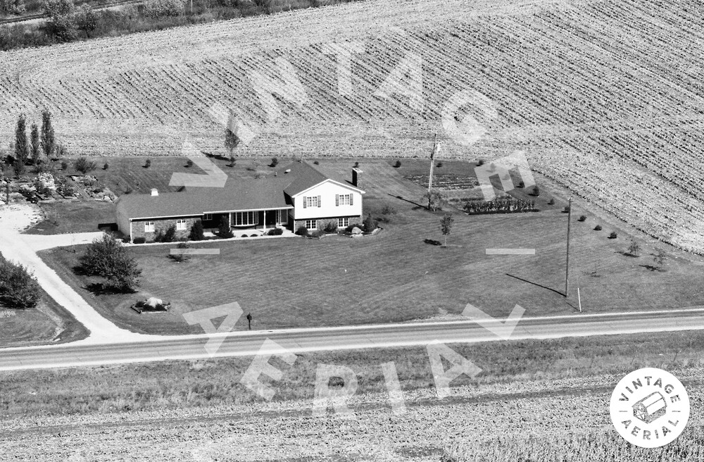 Vintage Aerial Iowa Chickasaw County 1984 37ACH20