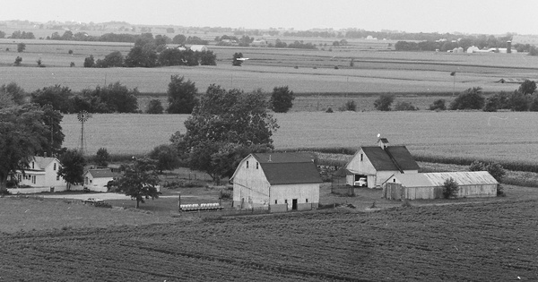 Vintage Aerial photo from 1978 in Newton County, IN