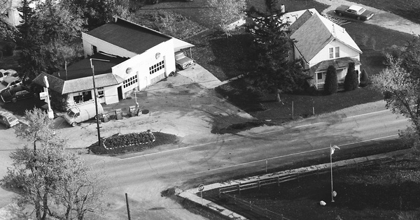Vintage Aerial photo from 1984 in Tuscola County, MI