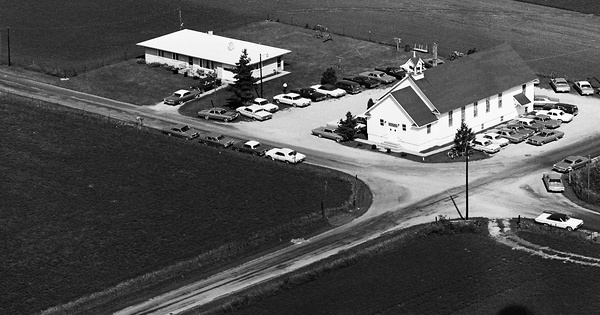 Vintage Aerial photo from 1967 in Marshall County, IN