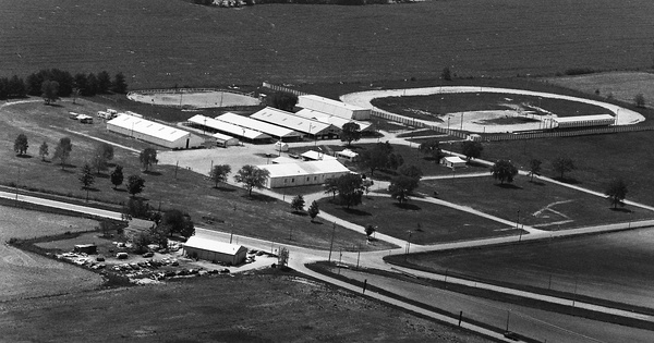 Vintage Aerial photo from 1985 in Miami County, IN