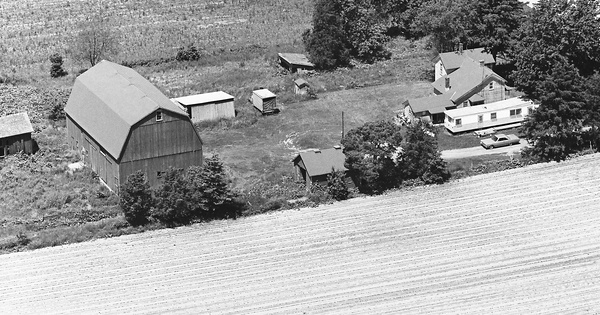 Vintage Aerial photo from 1969 in St. Joseph County, MI