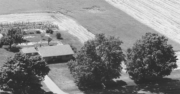 Vintage Aerial photo from 1983 in Saginaw County, MI