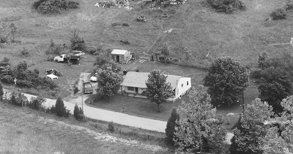 Vintage Aerial photo from 1980 in Ohio County, KY
