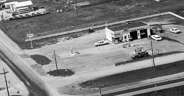 Vintage Aerial photo from 1967 in Martin County, MN