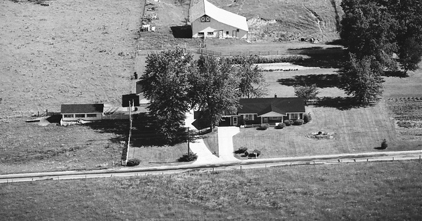 Vintage Aerial photo from 1976 in Putnam County, IN
