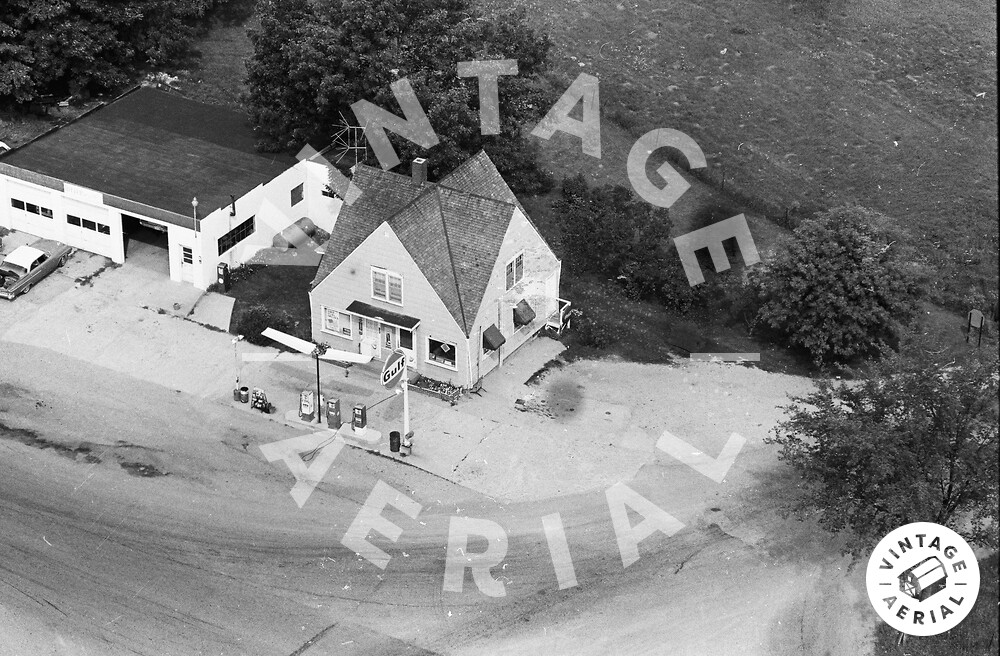 Vintage Aerial Michigan Ionia County 1970 44RIO37