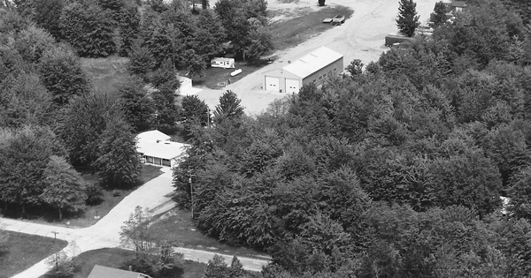 Vintage Aerial photo from 1985 in Allegan County, MI