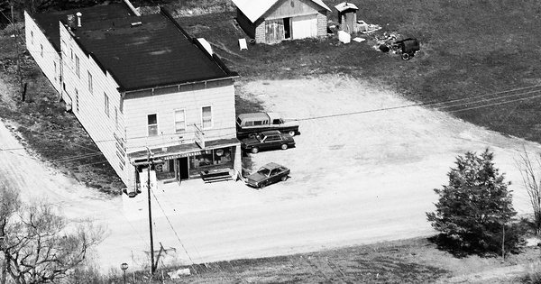 Vintage Aerial photo from 1992 in Alcona County, MI