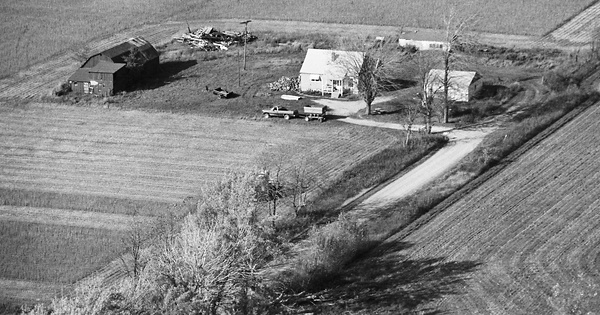 Vintage Aerial photo from 1982 in Arenac County, MI