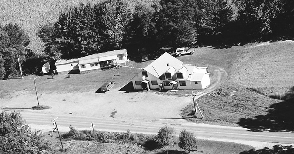 Vintage Aerial photo from 1986 in Garrett County, MD