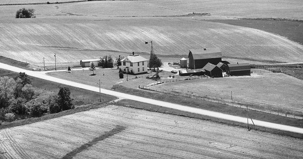 Vintage Aerial photo from 1979 in Clayton County, IA