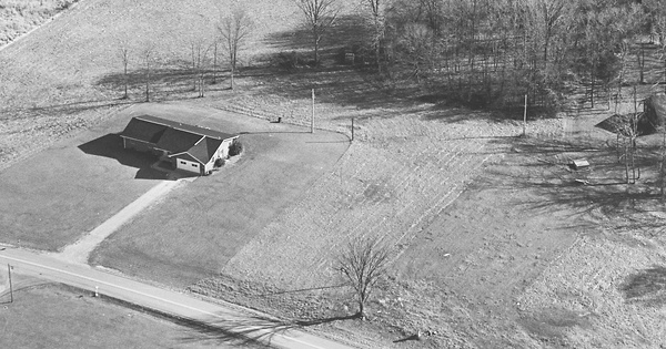 Vintage Aerial photo from 1981 in Barren County, KY