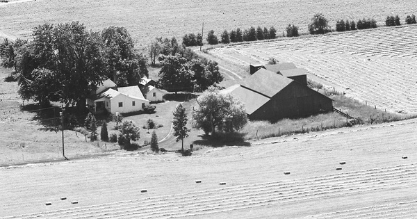 Vintage Aerial photo from 1974 in Ottawa County, MI