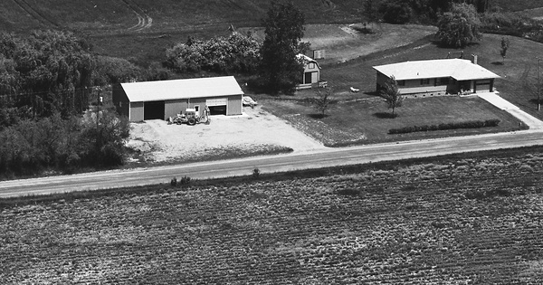 Vintage Aerial photo from 1972 in Ottawa County, MI