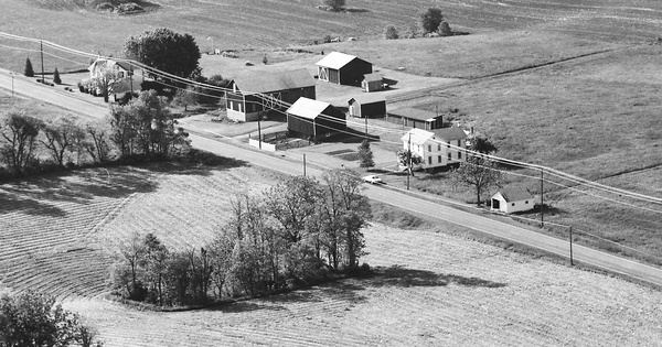 Vintage Aerial photo from 1984 in Lycoming County, PA