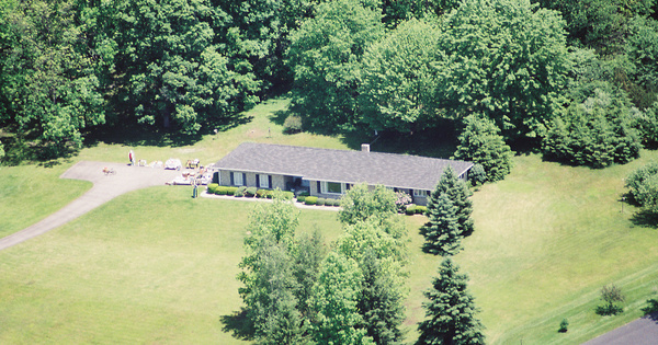 Vintage Aerial photo from 2002 in Somerset County, PA
