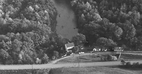 Vintage Aerial photo from 1967 in Northumberland County, PA