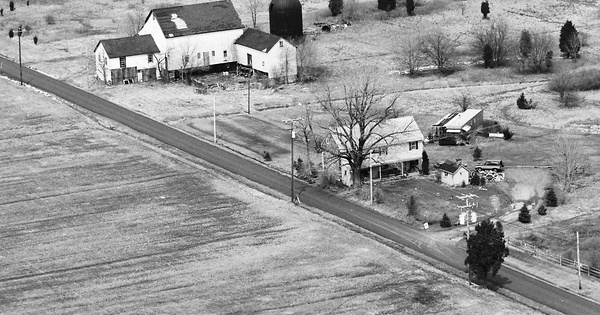 Vintage Aerial photo from 1984 in Bucks County, PA