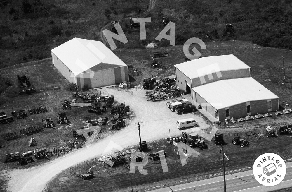 Vintage Aerial Illinois Perry County 1989 1KPY15