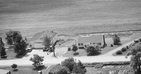 Vintage Aerial photo from 1987 in Clearfield County, PA