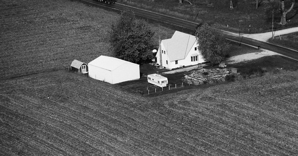 Vintage Aerial photo from 1986 in Fayette County, IN