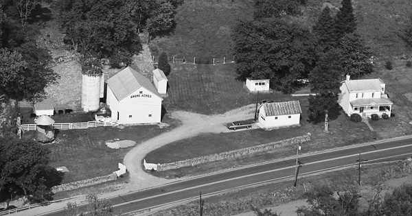 Vintage Aerial photo from 1982 in Franklin County, IN