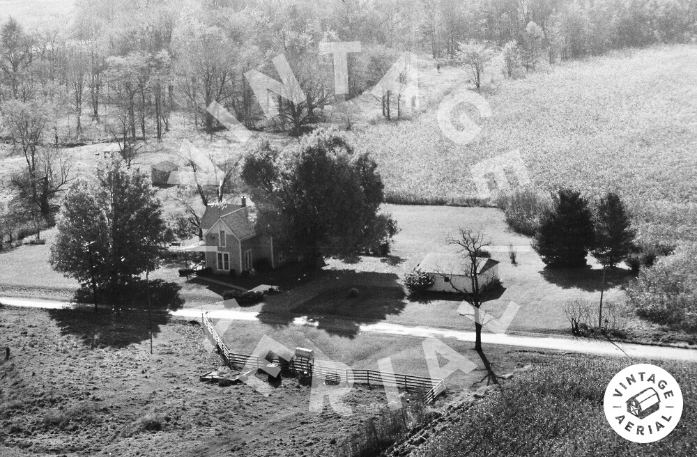 Vintage Aerial Indiana Fountain County 1982 38LFO12