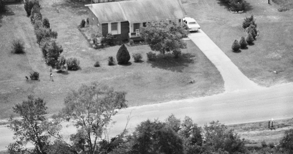 Vintage Aerial photo from 1982 in Suwannee County, FL