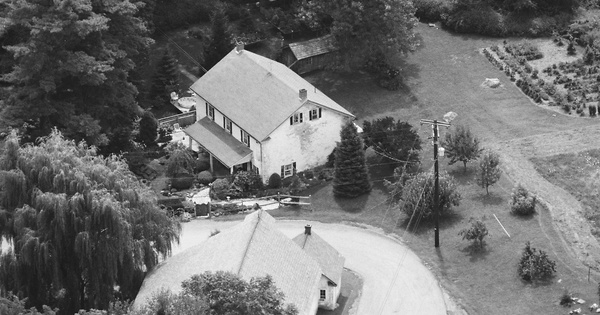 Vintage Aerial photo from 1985 in Chester County, PA