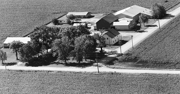 Vintage Aerial photo from 1980 in Will County, IL