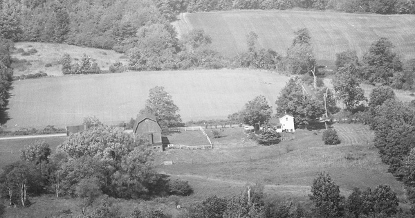 Vintage Aerial photo from 1978 in Yates County, NY