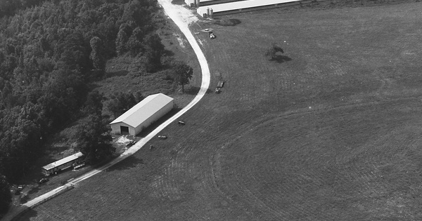 Vintage Aerial photo from 1992 in Floyd County, GA