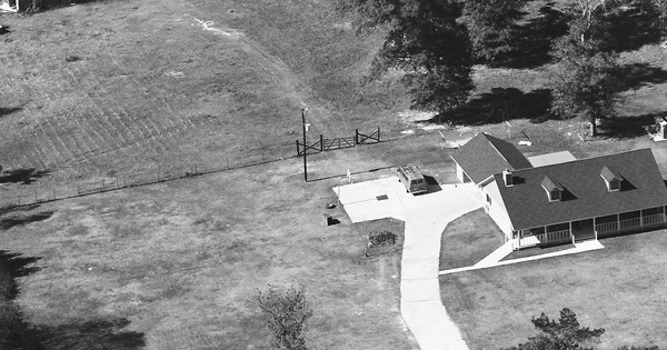 Vintage Aerial photo from 1988 in Livingston Parish, LA