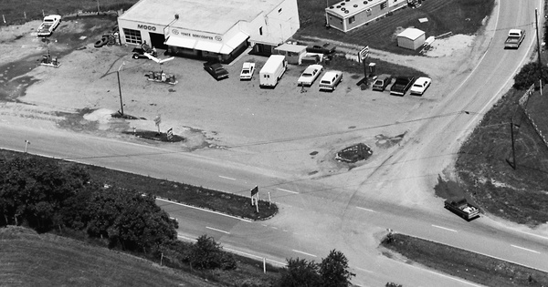 Vintage Aerial photo from 1973 in Wythe County, VA
