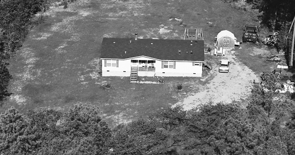Vintage Aerial photo from 1996 in Essex County, VA