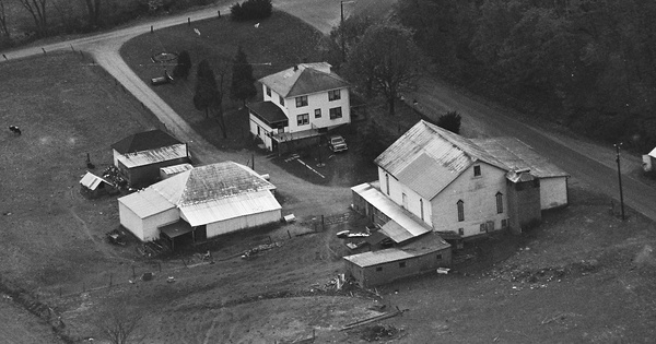 Vintage Aerial photo from 1991 in Perry County, PA