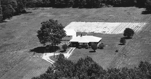 Vintage Aerial photo from 1997 in Middlesex County, VA