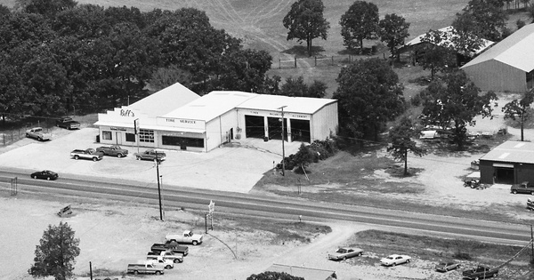 Vintage Aerial photo from 1987 in Polk County, AR