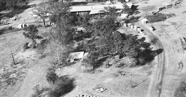 Vintage Aerial photo from 1991 in Nacogdoches County, TX