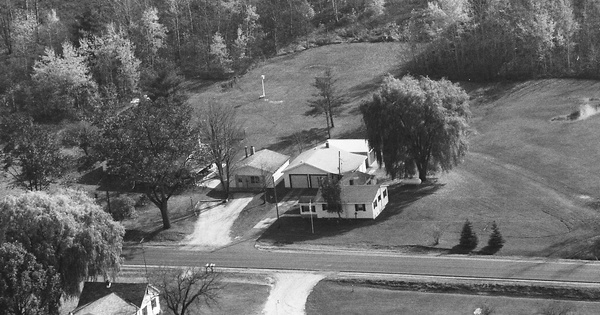 Vintage Aerial photo from 1992 in Gladwin County, MI