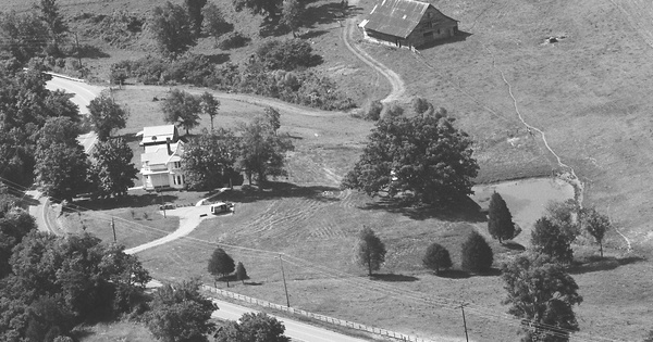 Vintage Aerial photo from 1990 in Bedford County, TN