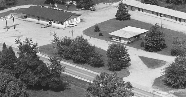 Vintage Aerial photo from 1986 in Decatur County, TN
