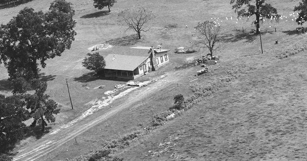 Vintage Aerial photo from -1986 in Cass County, TX