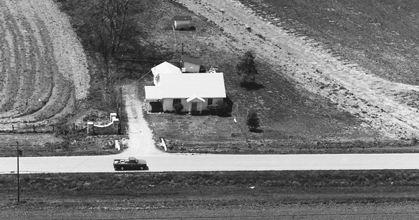 Vintage Aerial photo from 1983 in Madison County, AL